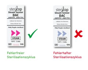 Auswertung des SteamSensor DAC